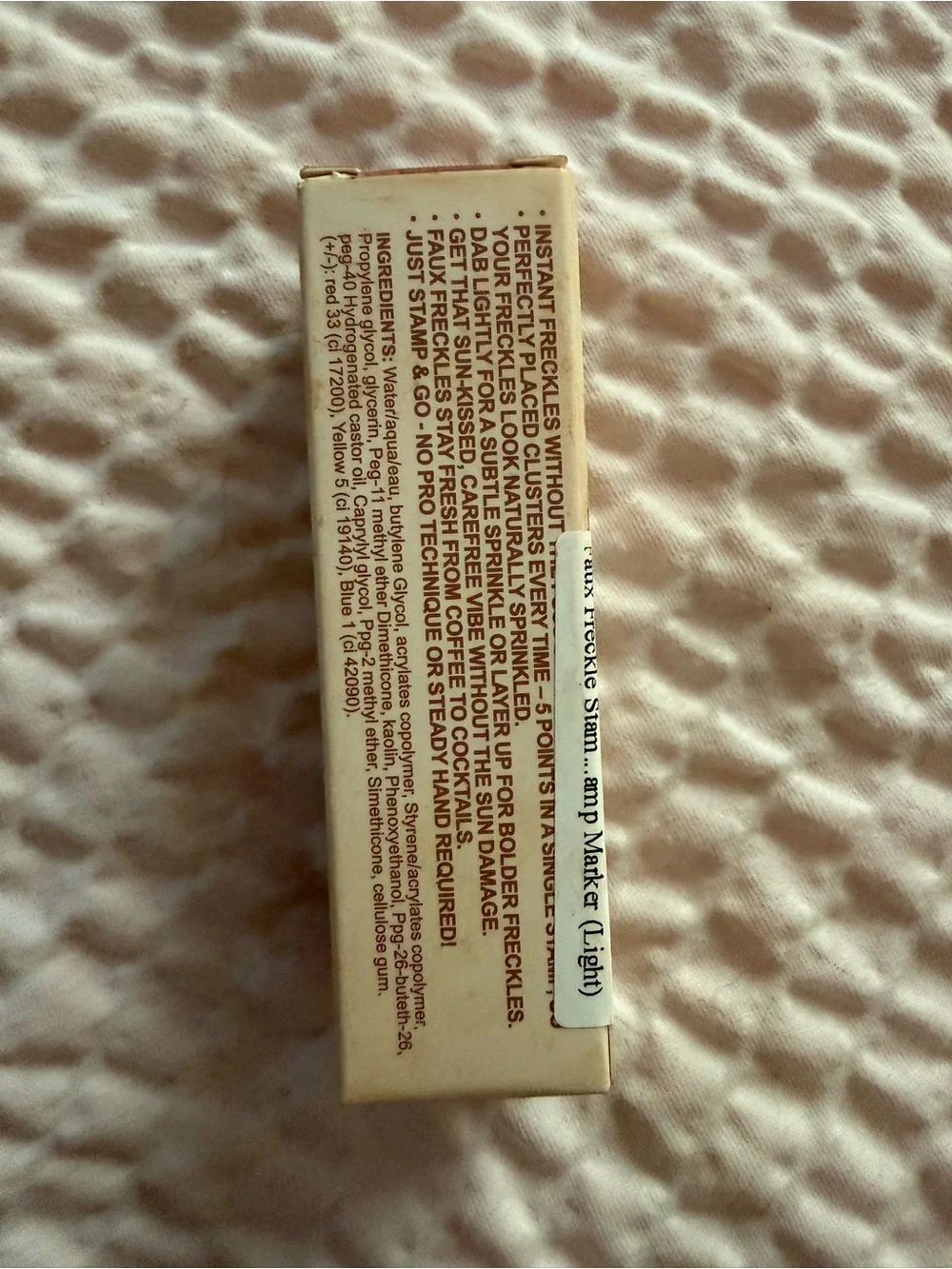 New- Freckle Stamp - Natural Brown
